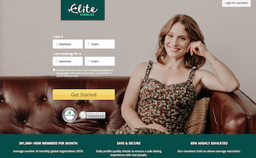 elitesingles homepage