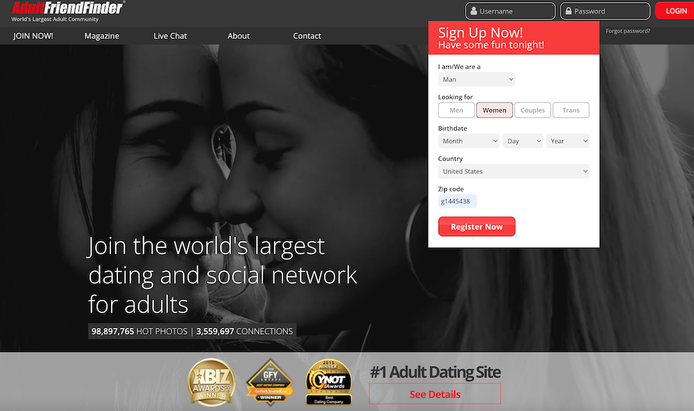 adultfriendfinder homepage